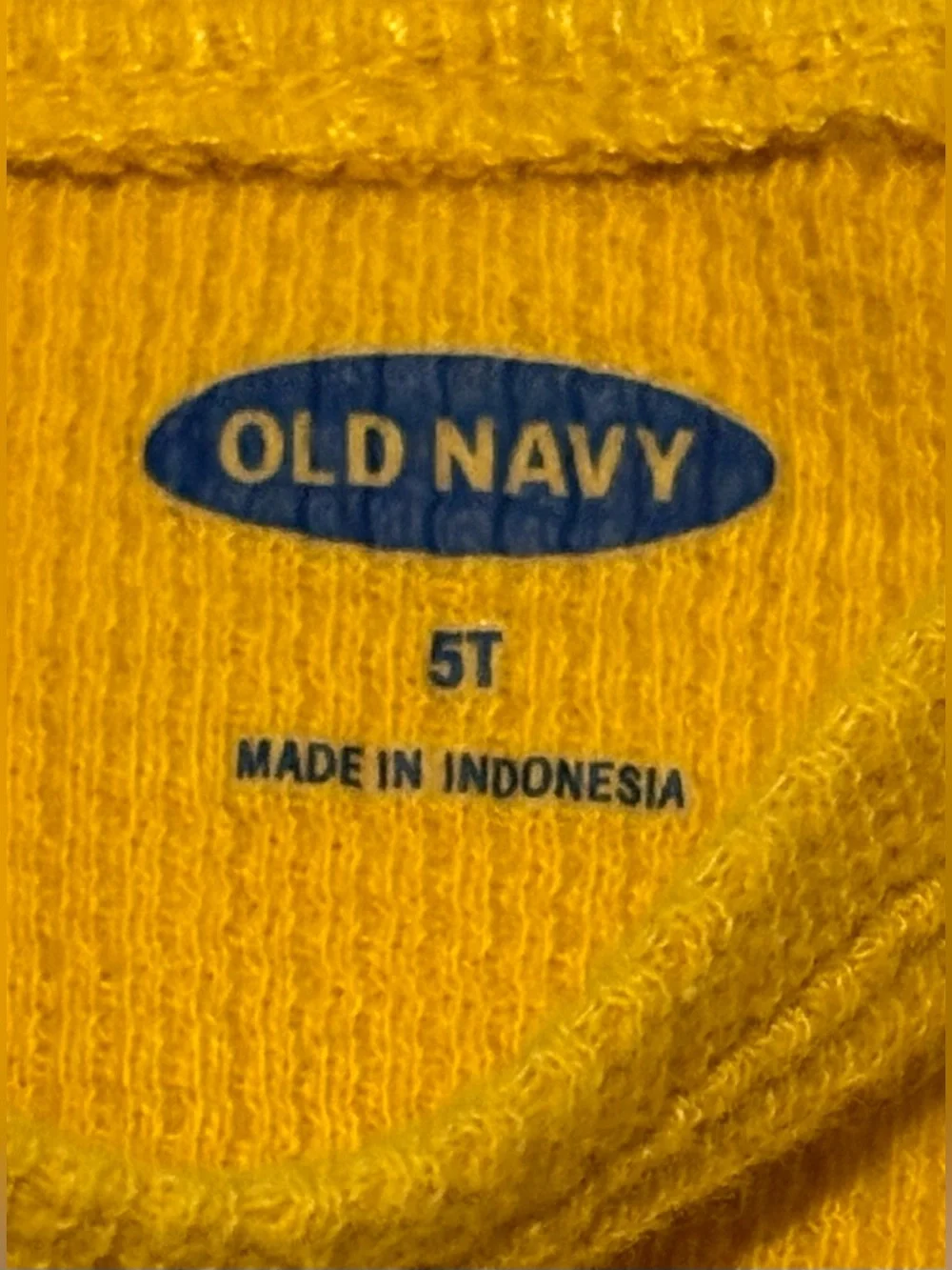 Toddler Long Sleeve Thermal Shirt by Old Navy- size 5T toddlers kids clothes top